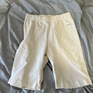 (NWOT) Madhappy Cream Biker Shorts